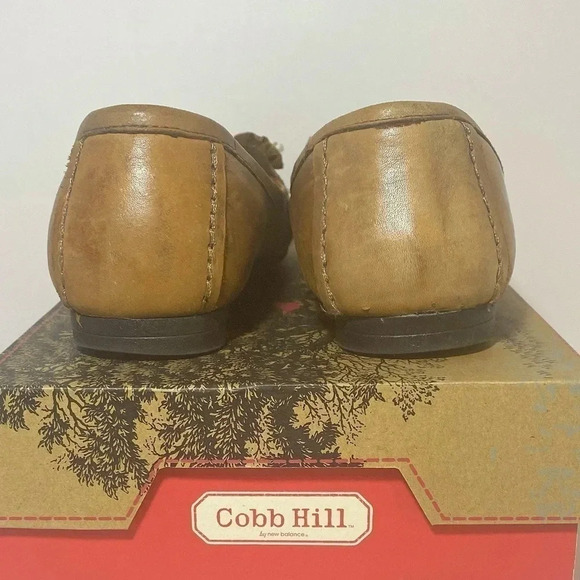 Cobb Hill by New Balance Women 7M Brown Leather Elaine Slip On Loafer Shoe - Picture 6 of 10